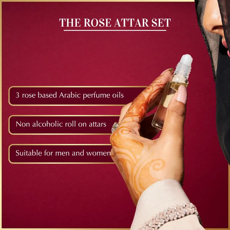 Rose Attar Oil Set