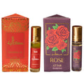 Sandalia and Rose Attar Oil Set of 2